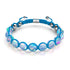 Bleu | Aigue-marine | Argent | Bracelet Charmballa Verre Sirène